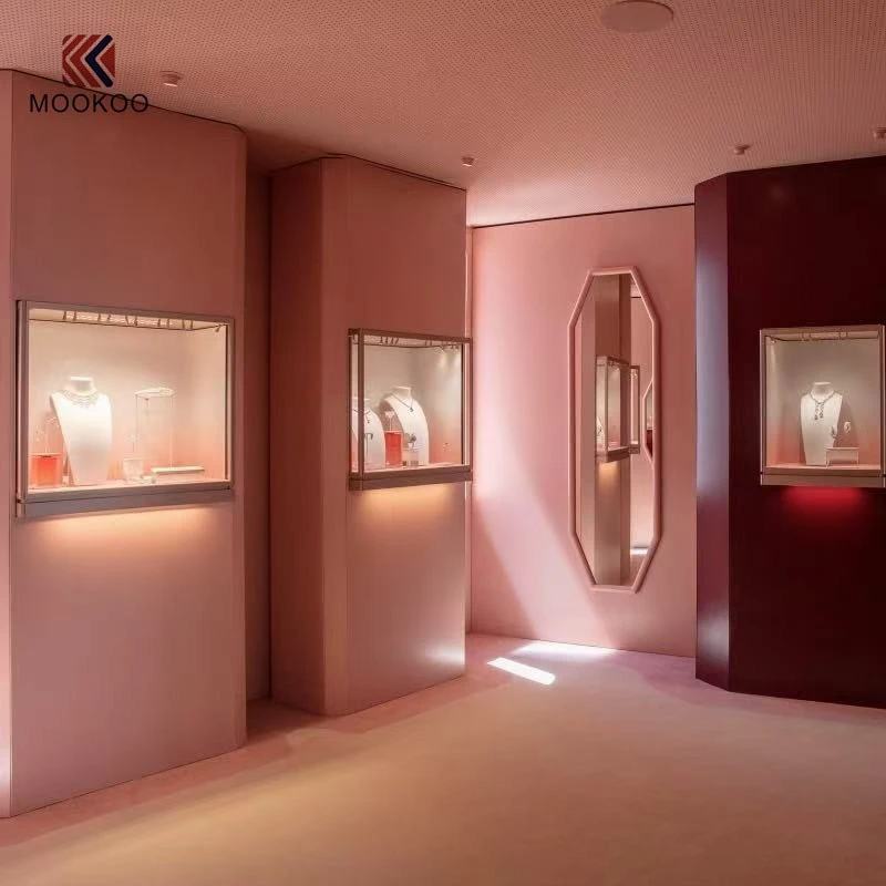 Jewelry Display For Necklace Earring Shop Window Display Jewelry Container manufacturers