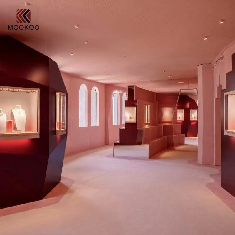 Jewelry Display For Necklace Earring Shop Window Display Jewelry Container price