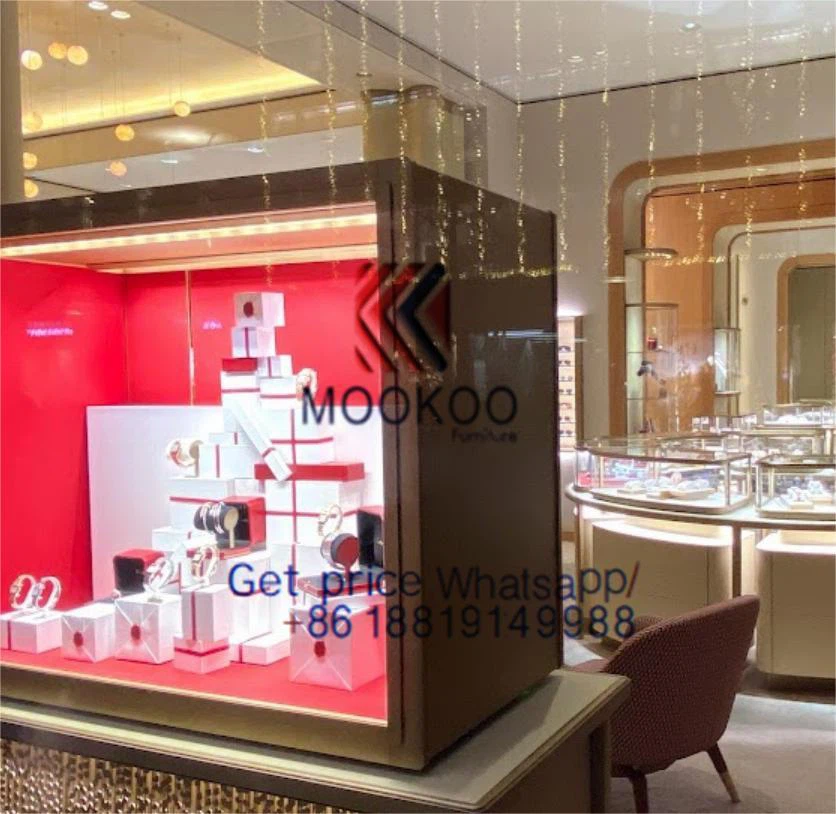 Cartier display showcase gold cabinet 361 Cartier display showcase gold cabinet 361