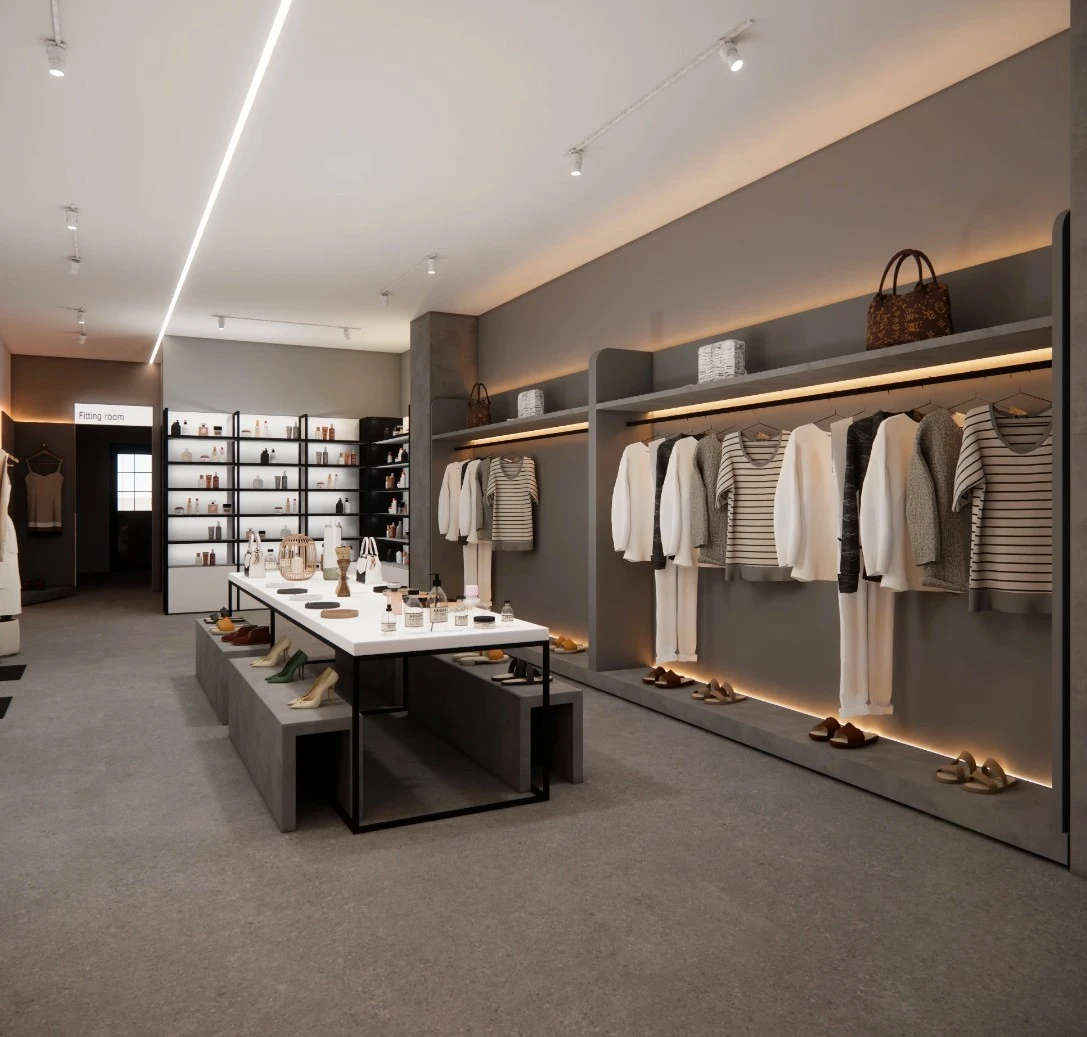 Store Clothes Showroom Design