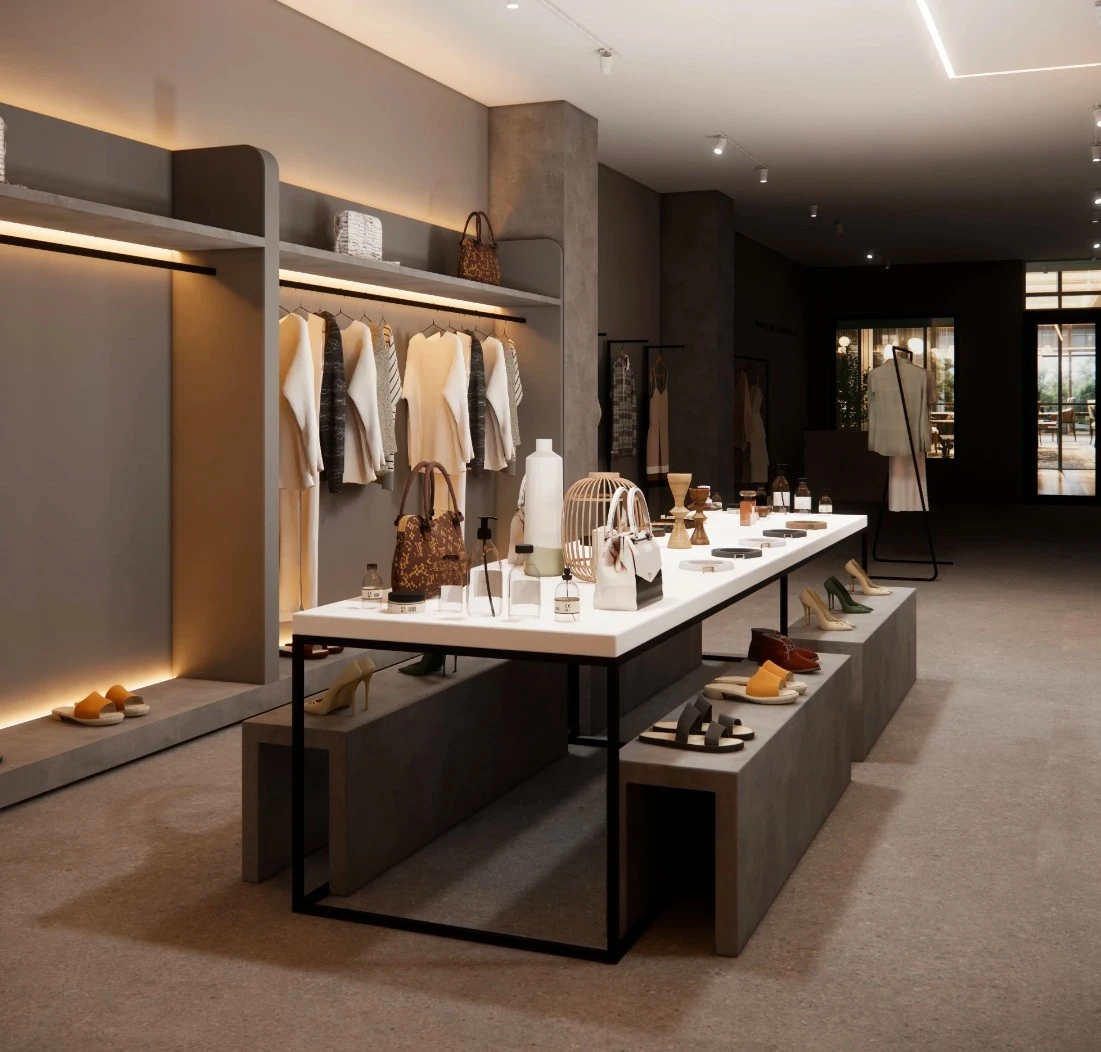 Store Clothes Showroom Design