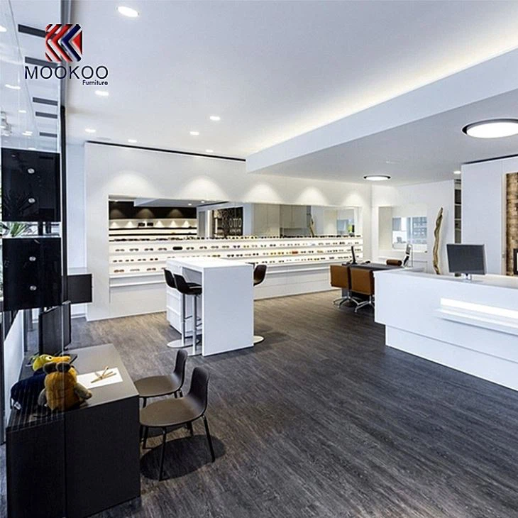 Shop Interior Decoration Optical Modern Showcase Design