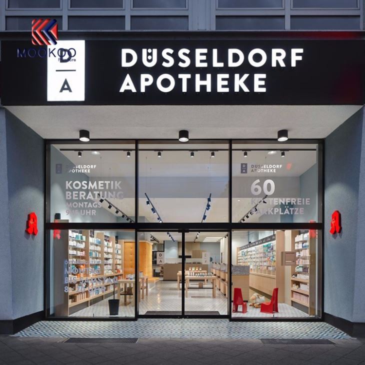 Customized Drugstore Interior Showcase