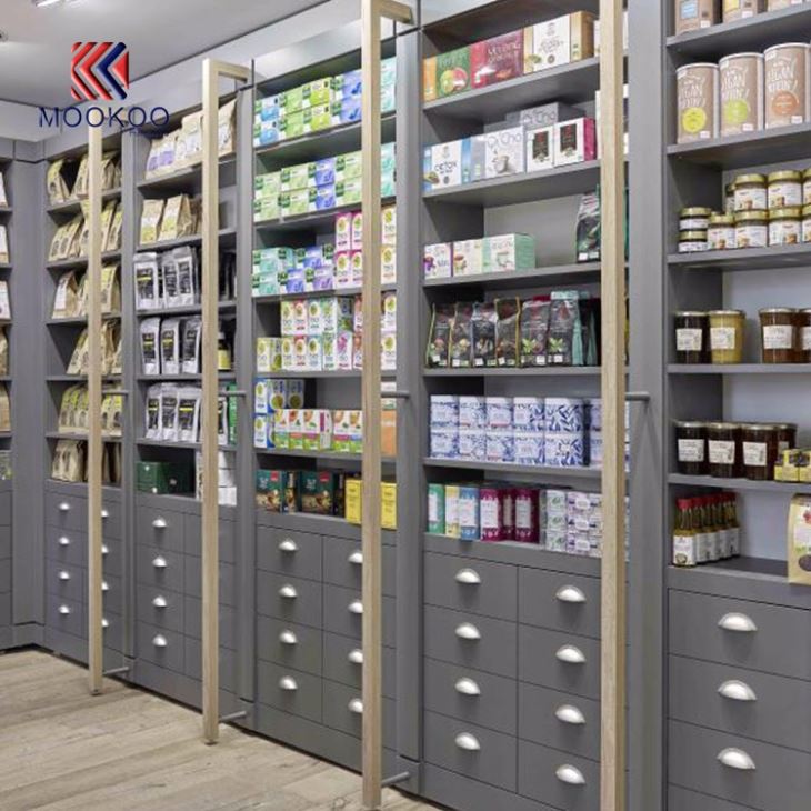 European Style Pharmacy Flagship Shop Display Furniture