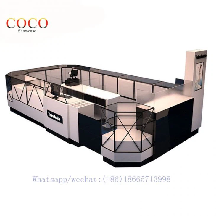 Glass Display Jewelry Kiosk