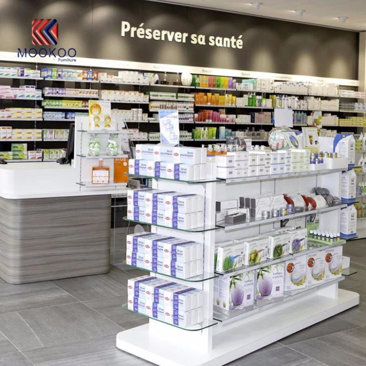 Modern Medical Display Shelving