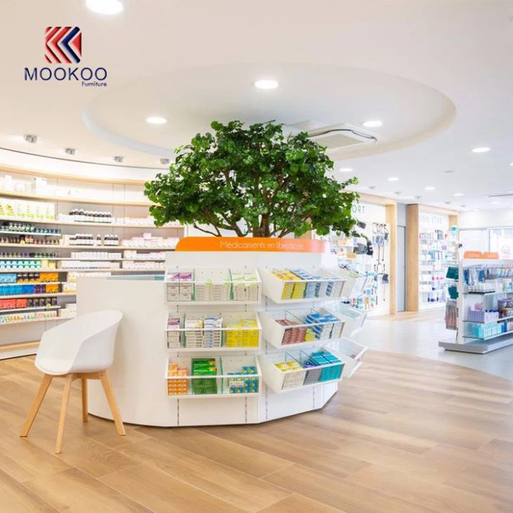 Pharmacy Shop Display Cabinet For Drug Store Sale