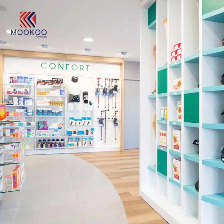 Pharmacy Shop Display Cabinet For Drug Store Sale