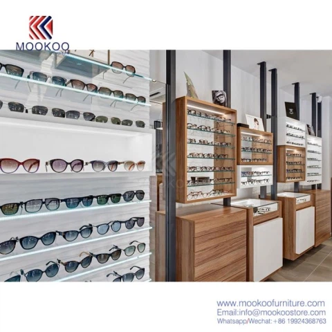 Ormari za drvo i staklo Vitrine za maloprodajnu optičku trgovinu