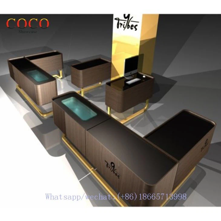 Wooden Jewelry Display Kiosk