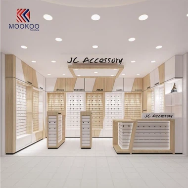 Drveni ormar za dodatke za mobitele