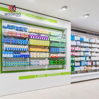 Police za skladištenje u ormarićima apoteka