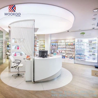 Ljekarna prikazuje namještaj sa LED svjetlom